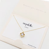 87705, DAINTY CLOVER PENDANT NECKLACE
