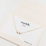 87707, DAINTY TRIPLE CIRCLE PENDANT NECKLACE
