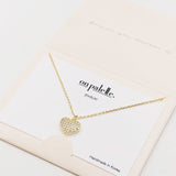 Dainty Pave Heart Pendant Necklace - view 2
