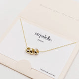 87732, DAINTY TRIPLE RING NECKLACE