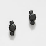 87851, ROUND ACCENT CUBIC ZIRCONIA EARRING
