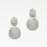 87852, PAVE CUBIC ZIRCONIA EARRING