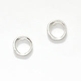 87867, ROUND CUT OUT STUD EARRING