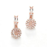 87885, CUBIC ZIRCONIA ROUND POST EARRING