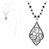 87915, QUATREFOIL PAVE FILIGREE PENDANT NECKLACE