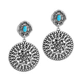87949, WESTERN ROUND SHAPE EARRING