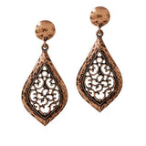 Western Filigree Marquise Shape Earring - view 2