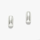 88023, CURVED METAL STUD EARRING
