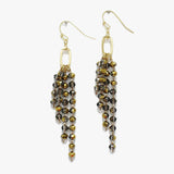 88052, MULTI BEADED DROP EARRING