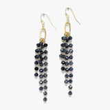 88052, MULTI BEADED DROP EARRING