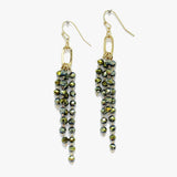 88052, MULTI BEADED DROP EARRING