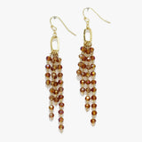 88052, MULTI BEADED DROP EARRING