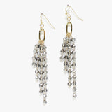 88052, MULTI BEADED DROP EARRING