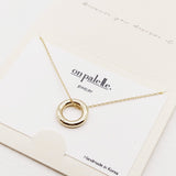 88068, DAINTY RING PENDANT NECKLACE