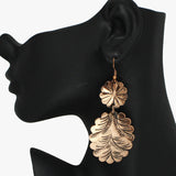 88137, WESTERN LEAF DANGLE EARRING