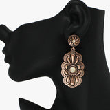 88140, WESTERN CONCHO EARRING