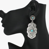 88140, WESTERN CONCHO EARRING