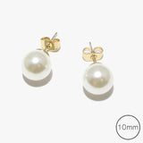 88147, 925 STERLING SILVER POST PEARL STUD EARRING