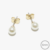 88149, 925 STERLING SILVER POST PEARL STUD EARRING