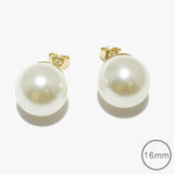 88151, 925 STERLING SILVER POST PEARL STUD EARRING