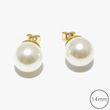 88152, 925 STERLING SILVER POST PEARL STUD EARRING