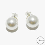 88152, 925 STERLING SILVER POST PEARL STUD EARRING