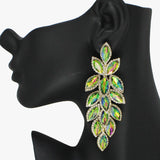 88171, MARQUISE ACCENT RHINESTONE EVENING DROP EARRING