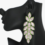 88171, MARQUISE ACCENT RHINESTONE EVENING DROP EARRING