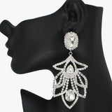 88172, RHINESTONE EVENING EARRING