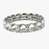 88176, HEART RHINESTONE STRETCH BRACELET