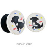 88218, DOG GLASS BUBBLE SELF ADHESIVE PHONE GRIP