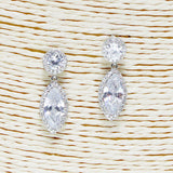 88279, MARQUISE CUBIC ZIRCONIA EARRING