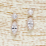 88279, MARQUISE CUBIC ZIRCONIA EARRING