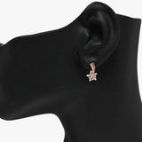 88339, STAR ACCENT CUBIC ZIRCONIA STUD EARRING