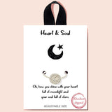 88443, "HEART & SOUL" CUBIC ZIRCONIA ADJUSTABLE RING