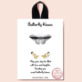 88444, "BUTTERFLY KISSES" CUBIC ZIRCONIA ADJUSTABLE RING