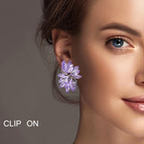 88520, MARQUISE ACCENT PEARL EVENING CLIP ON EARRING