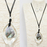88537, HINGED OVAL PENDANT LONG NECKLACE