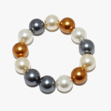 88546, SOLID PEARL STRETCH BRACELET