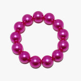 88546, SOLID PEARL STRETCH BRACELET