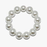 88546, SOLID PEARL STRETCH BRACELET