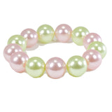 88546, SOLID PEARL STRETCH BRACELET