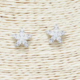 88551, STARFISH CUBIC ZIRCONIA STUD EARRING