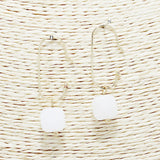 88563, SEMI PRECIOUS STONE DANGLE EARRING