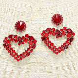88579, VALENTINE'S HEART RHINESTONE EARRING
