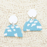 88631, GEOMETRIC CLAY EARRING