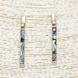 88639, ABALONE BAR POST EARRING
