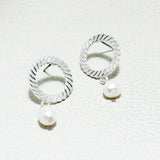 88642, PEARL DROP EARRING