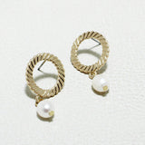 88642, PEARL DROP EARRING