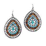 88654, WESTERN TEARDROP EARRING